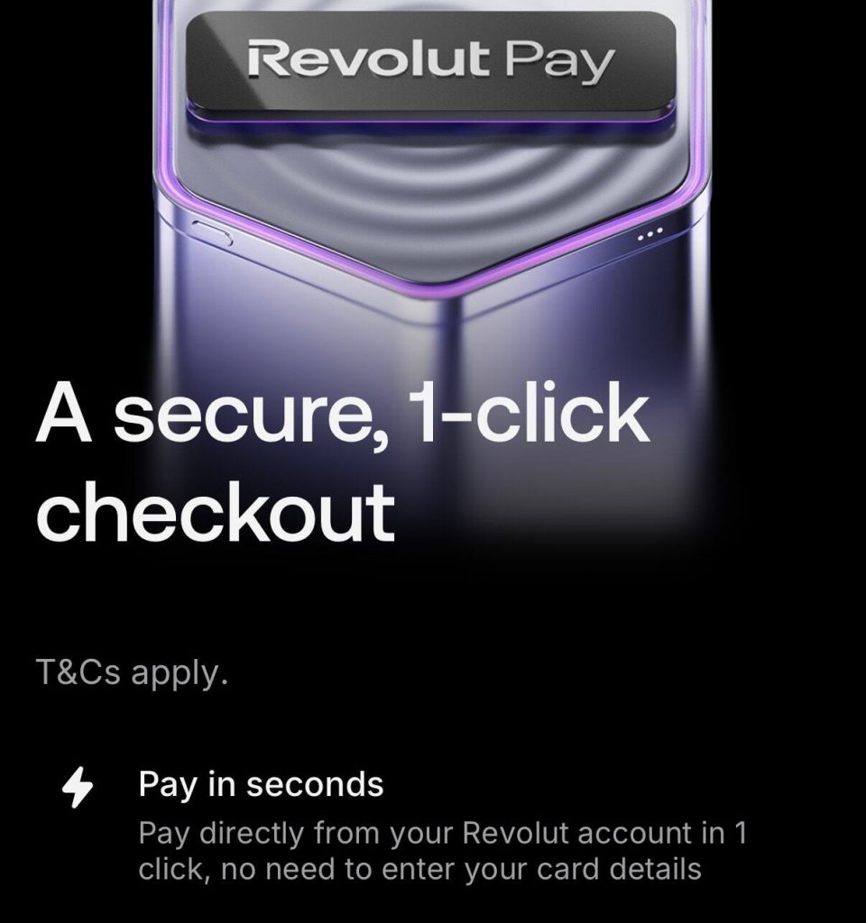 Revolut Pay mahdollistaa nopeat maksut yhdellä klikkauksella