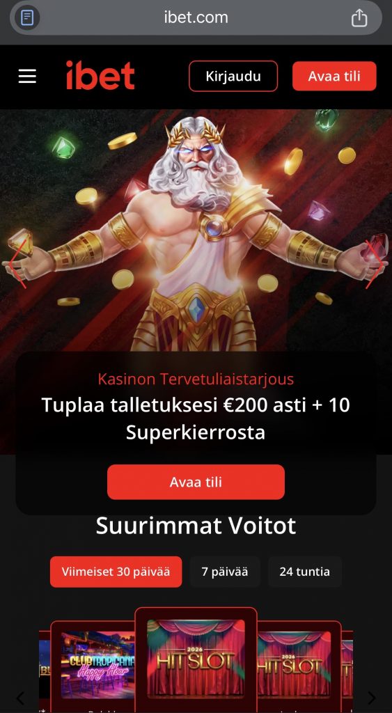 Mastercard kasinon etusivu