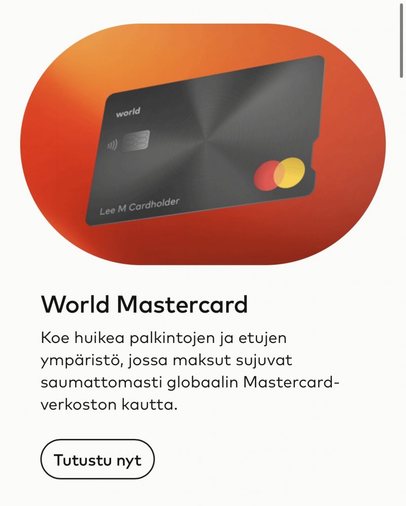 World Mastercard -kortti